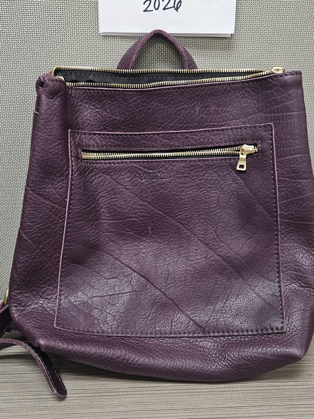 Portland Leather Goods Plum Tote Backpack